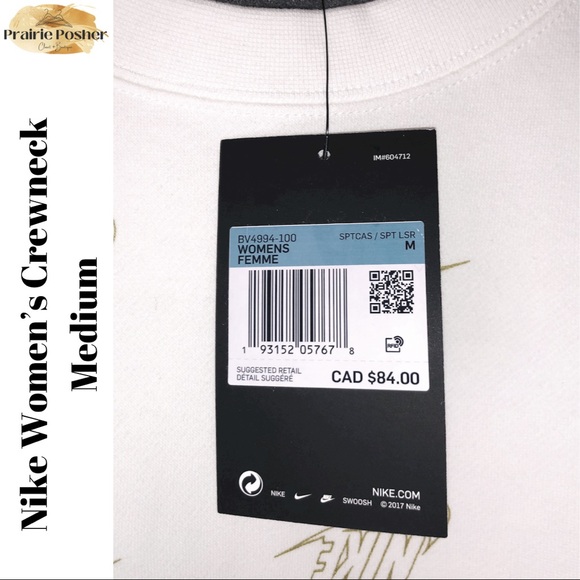 NIKE Crewneck NWT Prairieposherca - Picture 5 of 5